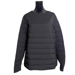 Lululemon Down And Around Crew Goose Down Long Sleeve Puffer Top — Size 12